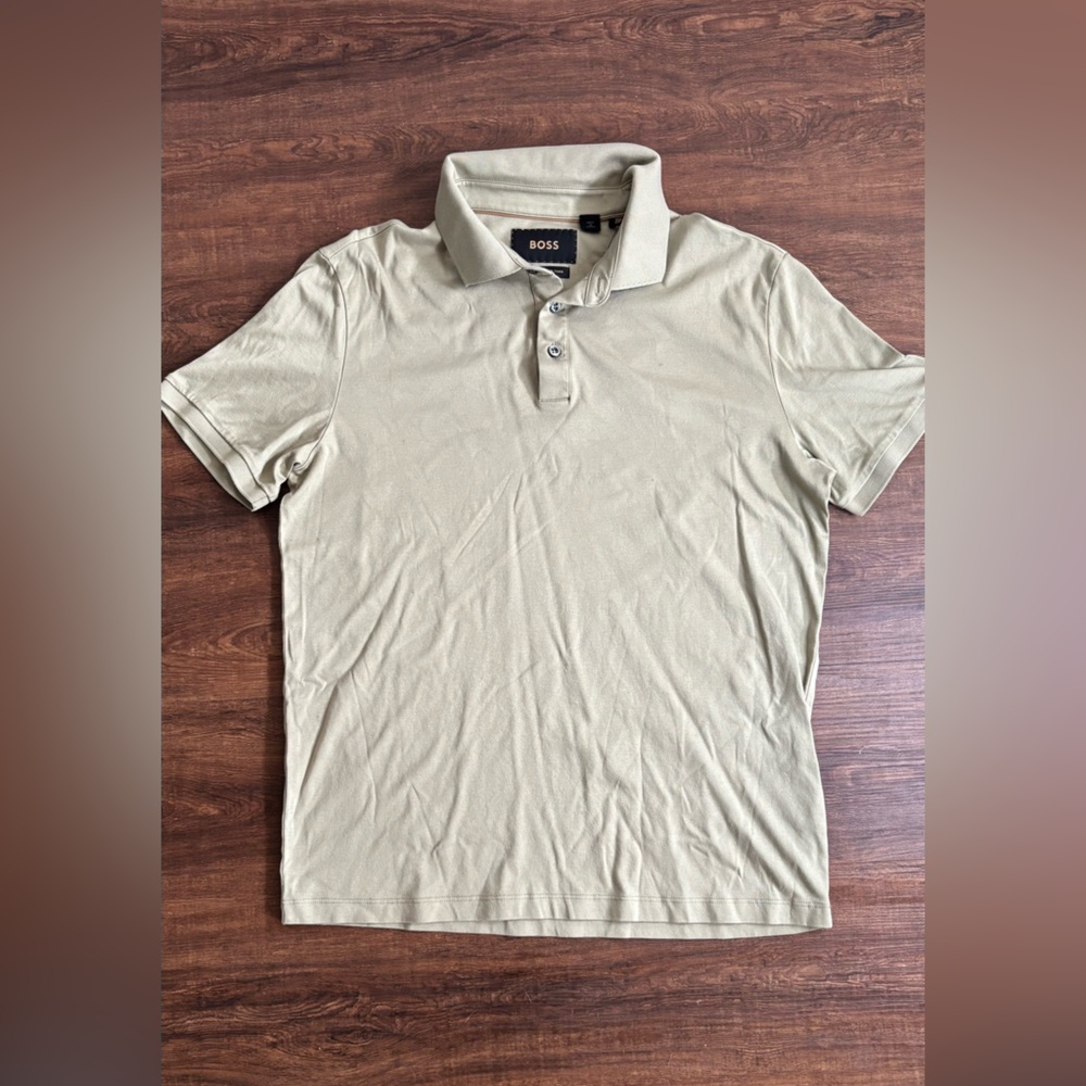 Boss Olive Green Polo Shirt